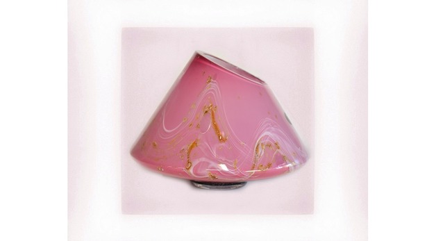 lampe-galaxy-millenium-rose val saint lambert