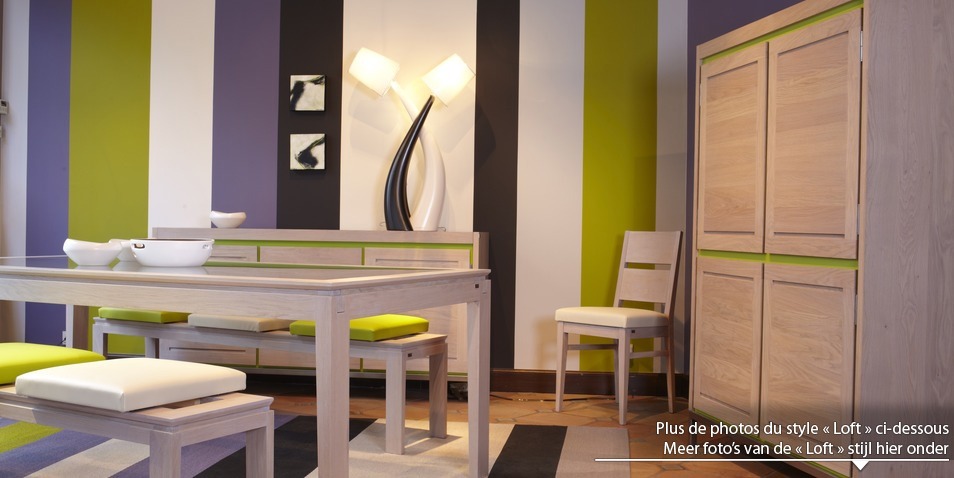 Salle à manger Loft contemporaine