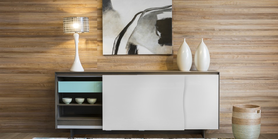 Bahut Aéro laqué Coplanaire (Ouvert)